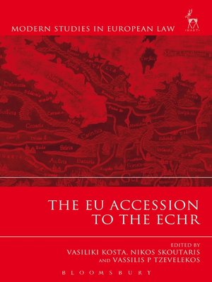 cover image of The EU Accession to the ECHR